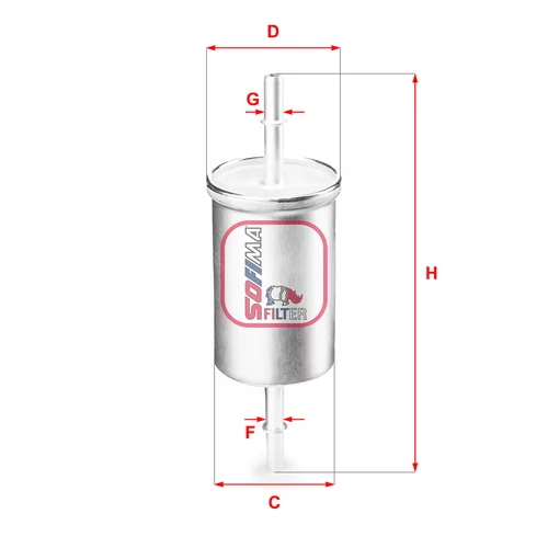 Palivový filter SOFIMA S 1769 B