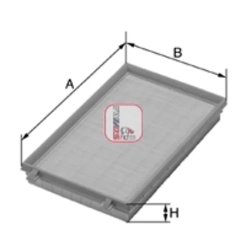 Vzduchový filter SOFIMA S 3248 A