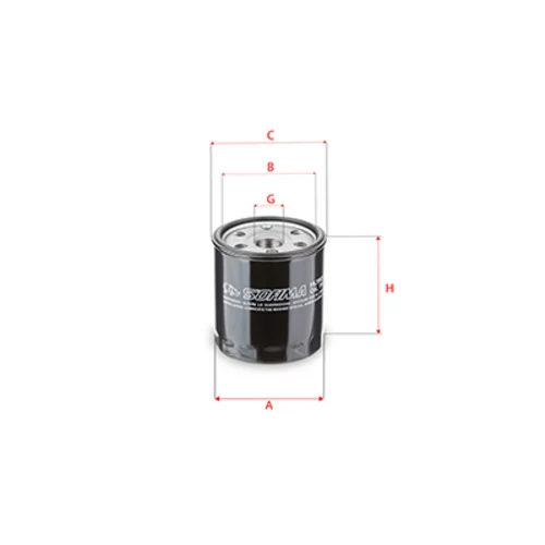 Olejový filter SOFIMA S 3721 R