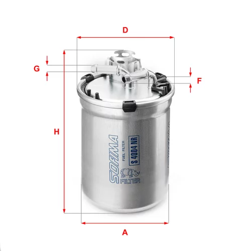Palivový filter SOFIMA S 4004 NR