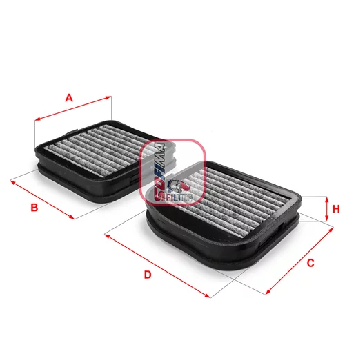 Filter vnútorného priestoru SOFIMA S 4141 CA