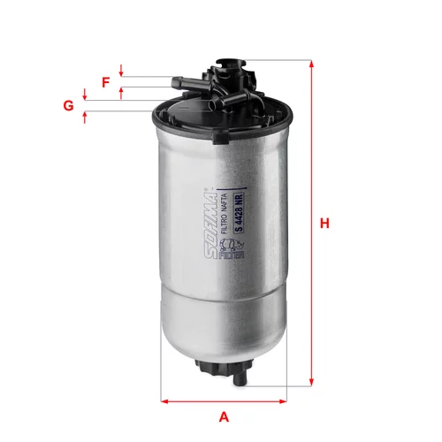 Palivový filter SOFIMA S 4428 NR
