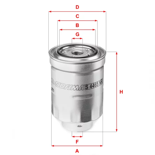 Palivový filter SOFIMA S 4465 NR