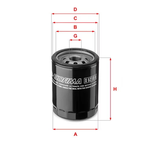 Olejový filter SOFIMA S 5210 R
