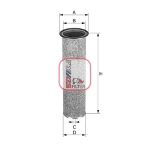 Filter sekundárneho vzduchu SOFIMA S 7457 A