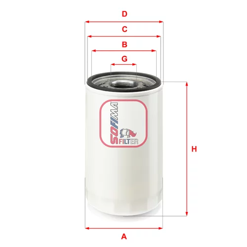Olejový filter SOFIMA S 8041 RH