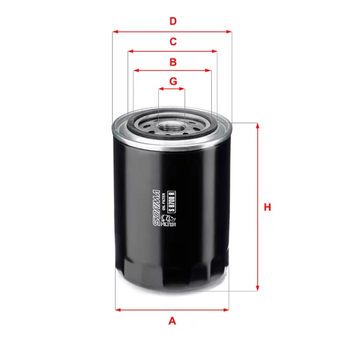 Olejový filter SOFIMA S 8700 R