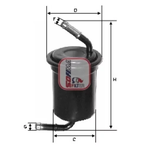 Palivový filter SOFIMA S 1664 B