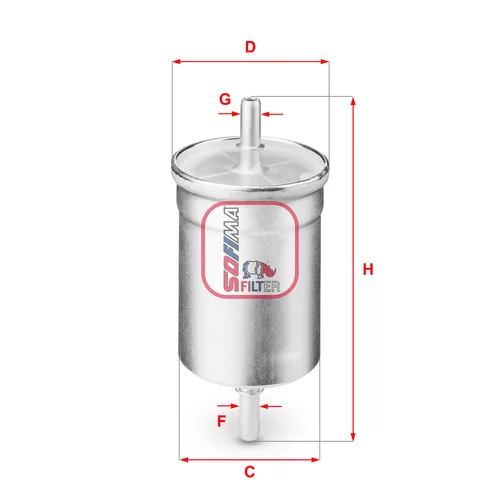 Palivový filter SOFIMA S 1710 B