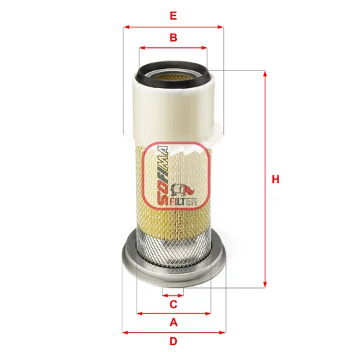Vzduchový filter SOFIMA S 1850 A