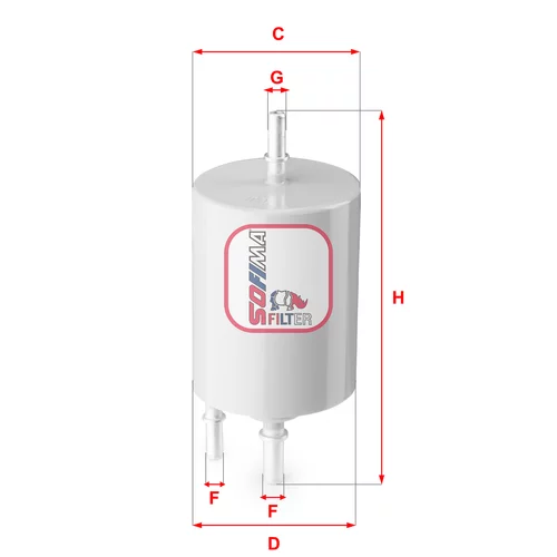 Palivový filter SOFIMA S 1854 B