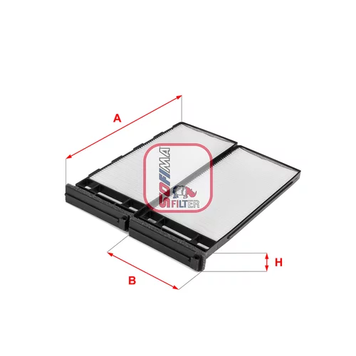 Filter vnútorného priestoru SOFIMA S 3258 C