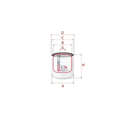 Olejový filter SOFIMA S 3273 R