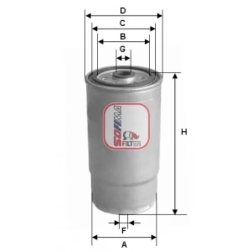 Palivový filter SOFIMA S 4379 NR