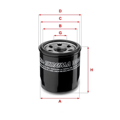 Olejový filter SOFIMA S 5120 R