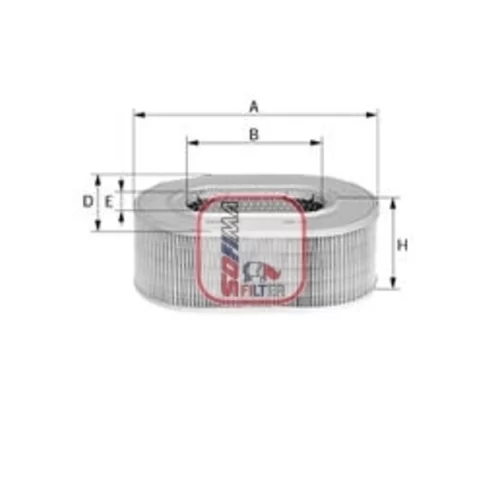 Vzduchový filter SOFIMA S 7580 A