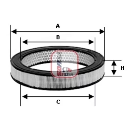 Vzduchový filter SOFIMA S 9460 A