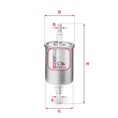 Palivový filter SOFIMA S 1515 B