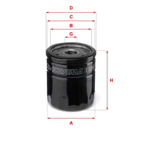 Olejový filter SOFIMA S 3298 R