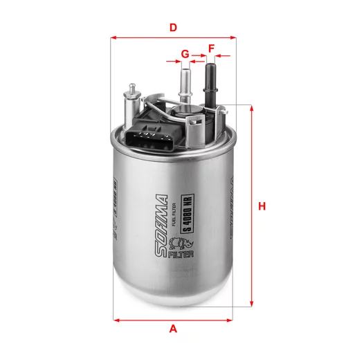 Palivový filter SOFIMA S 4080 NR