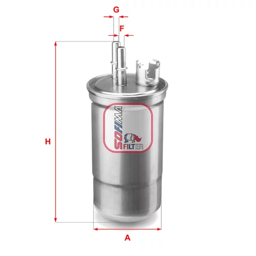 Palivový filter SOFIMA S 4433 NR