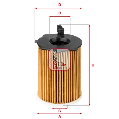 Olejový filter S 5037 PE /SOFIMA/