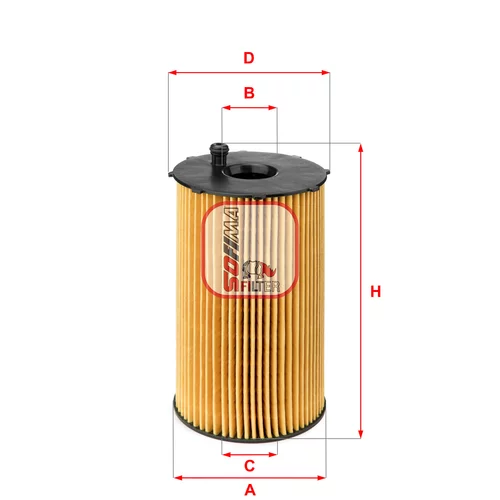 Olejový filter SOFIMA S 5066 PE
