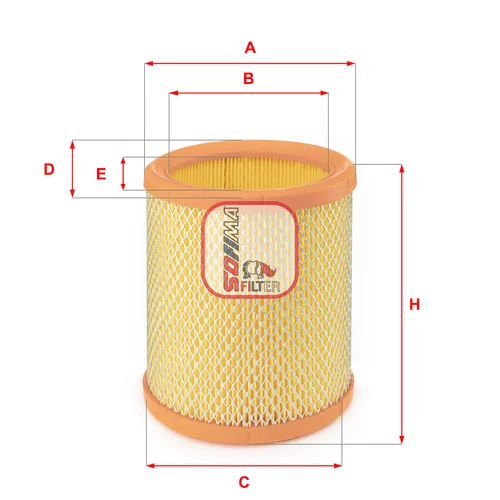 Vzduchový filter S 7196 A /SOFIMA/
