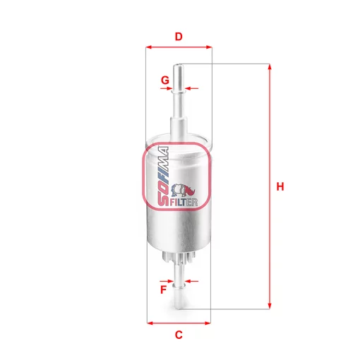 Palivový filter SOFIMA S 1844 B