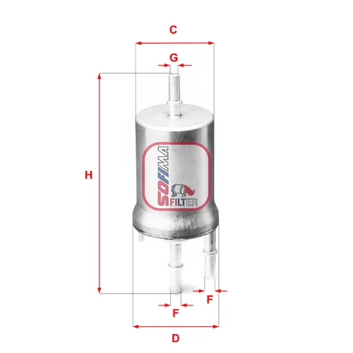 Palivový filter SOFIMA S 1845 B