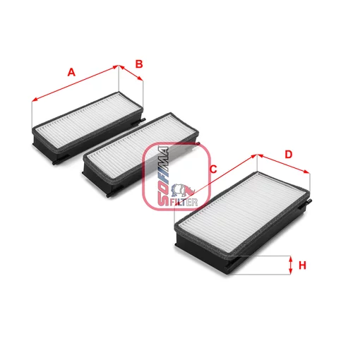 Filter vnútorného priestoru SOFIMA S 3070 C