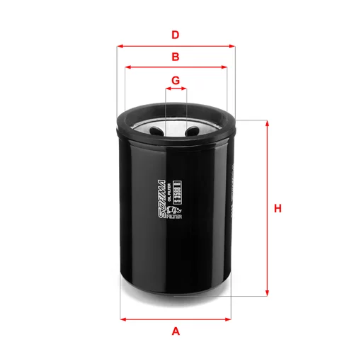 Olejový filter SOFIMA S 3588 R