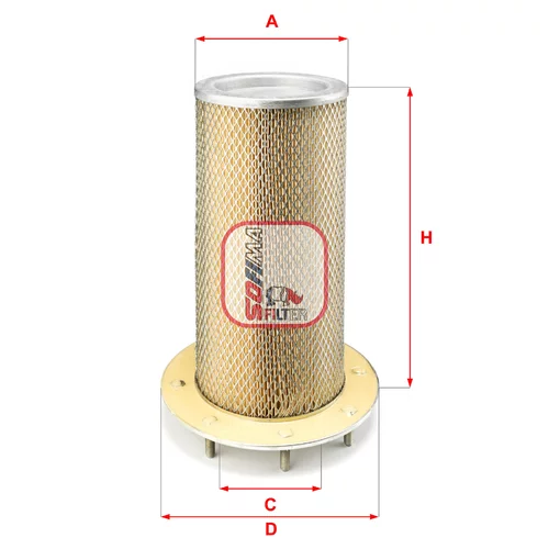 Vzduchový filter SOFIMA S 6350 A