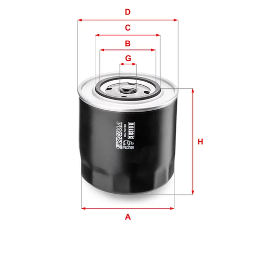 Olejový filter SOFIMA S 8310 R