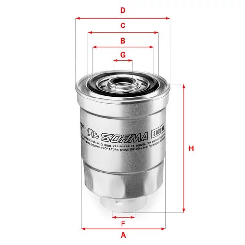 Palivový filter SOFIMA S 9310 NR