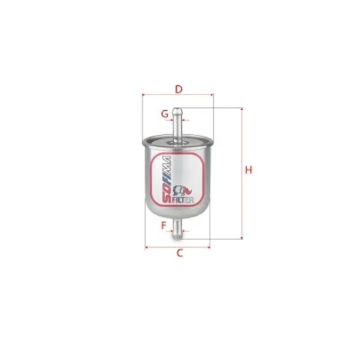 Palivový filter SOFIMA S 1529 B
