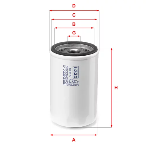 Olejový filter SOFIMA S 3252 R