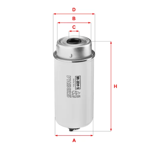 Palivový filter SOFIMA S 4432 NR