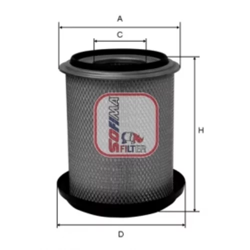 Vzduchový filter SOFIMA S 7638 A