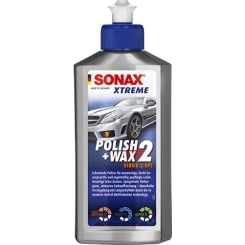 SONAX XTR Leštidlo s voskom WAX 2 250 ml