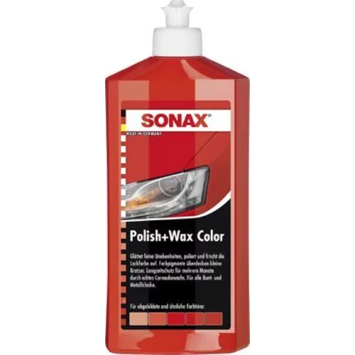 Leštenka na lak SONAX Color Polish červená 500ml