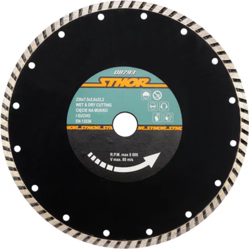 DIAMANTOVÝ DISK ''TURBO'' - 230MM