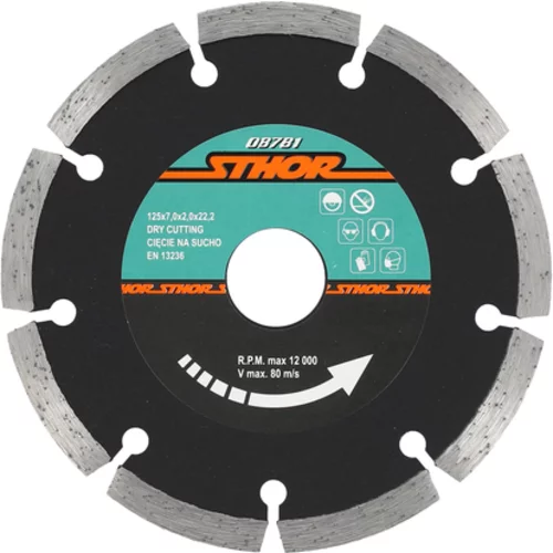 DIAMANTOVÝ DISK ''SEGMENT'' - HS 125MM