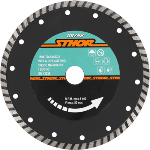 DIAMANTOVÝ DISK ''TURBO'' - 180MM