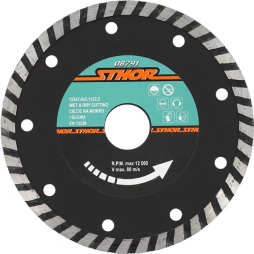 DIAMANTOVÝ DISK ''TURBO'' - 125MM