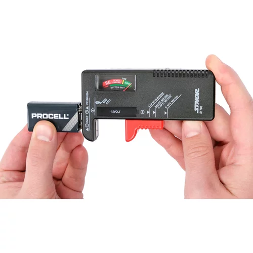 TESTER BATÉRIÍ 1,5V A 9V VŠETKY TYPY /Sthor/ - obr. 4