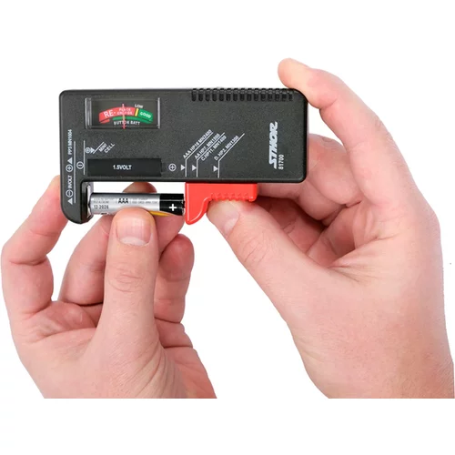 TESTER BATÉRIÍ 1,5V A 9V VŠETKY TYPY /Sthor/ - obr. 5