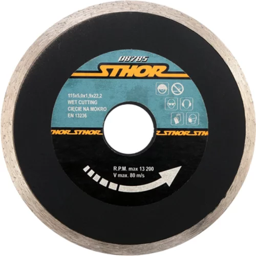 PLNÝ DIAMANTOVÝ DISK - EN 115MM /Sthor/