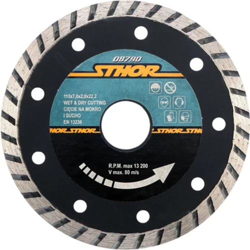 DIAMANTOVÝ DISK ''TURBO'' - 115MM /Sthor/