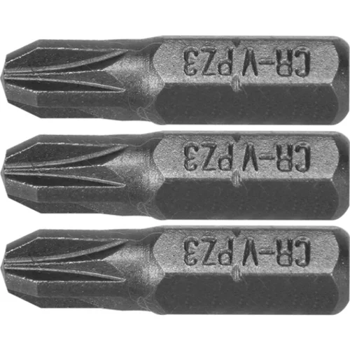 BITS 1/4''X25 MM PZ3 3 KS /Sthor/